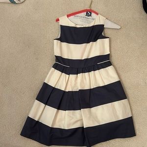 Jcrew Crewcuts Blue and White Striped Dress